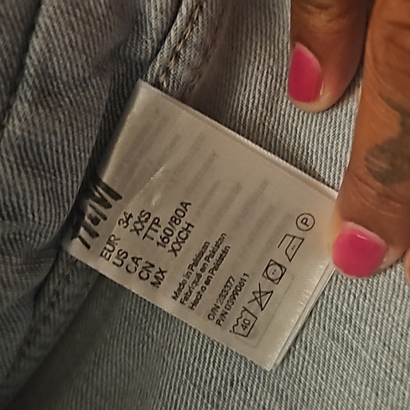 Light blue denim jacket size xxs - Picture 4 of 5